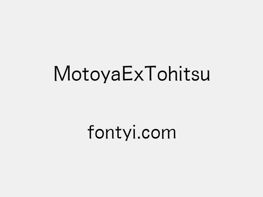 MotoyaExTohitsu