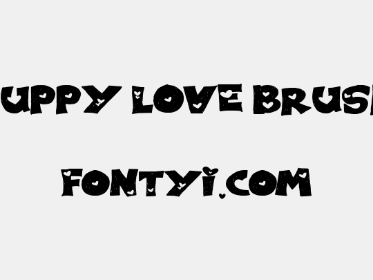 PUPPY LOVE BRUSH