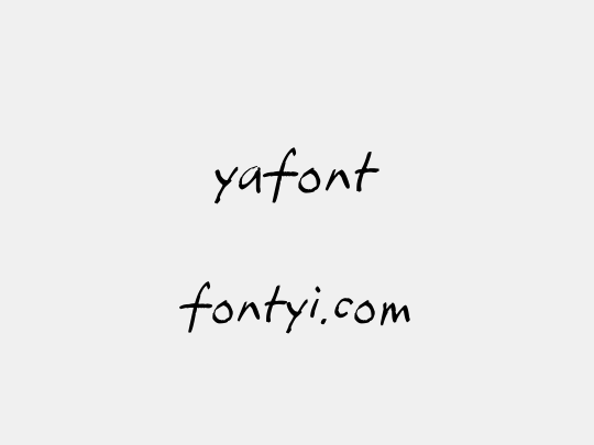 yafont