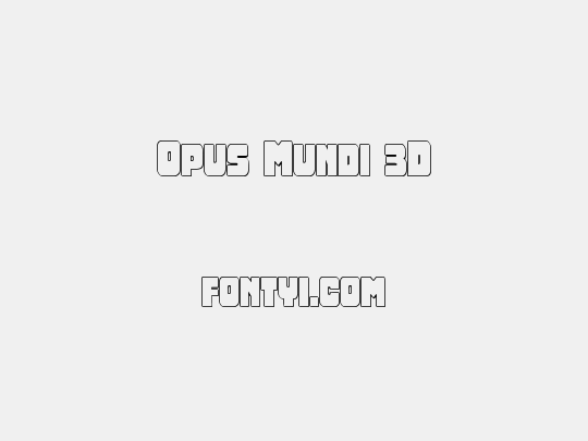 Opus Mundi 3D