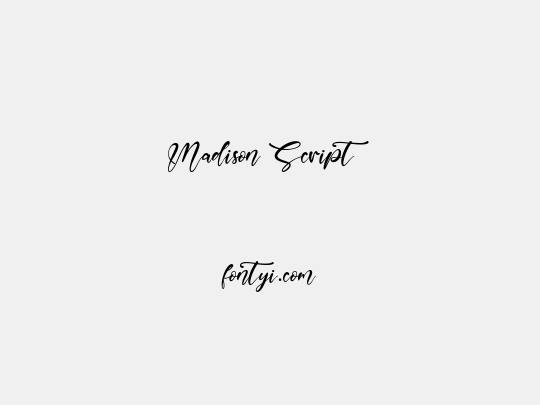 Madison Script