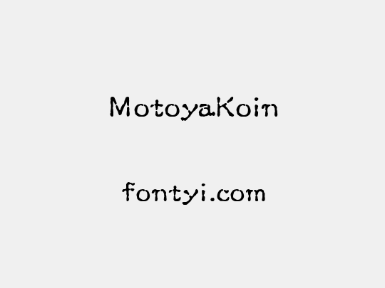 MotoyaKoin