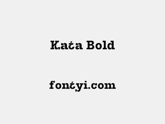 Kata Bold
