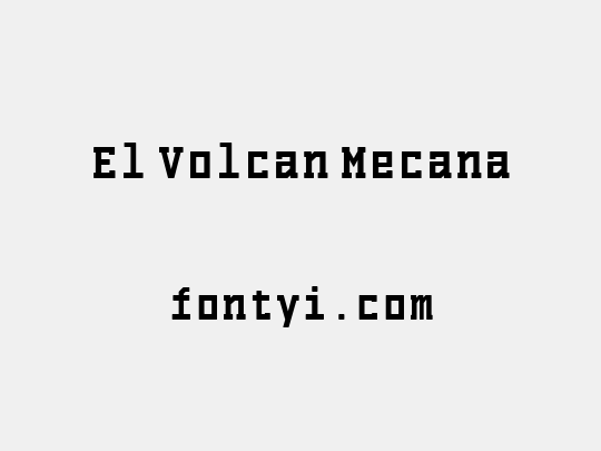 El Volcan Mecana