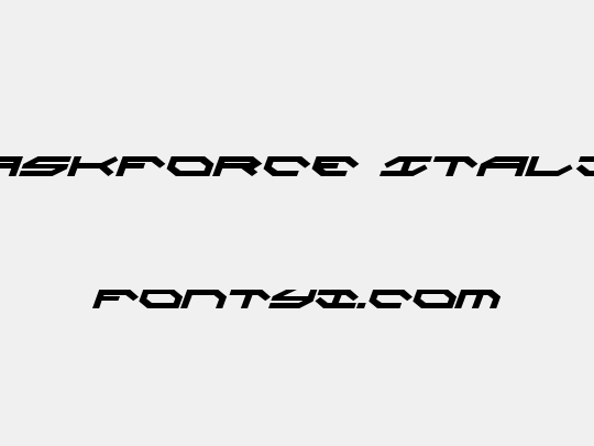 Taskforce Italic
