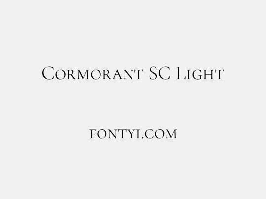 Cormorant SC Light