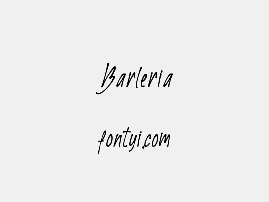 Barleria