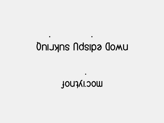 Quirkus Upside Down