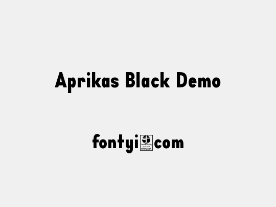 Aprikas Black Demo