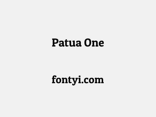 Patua One