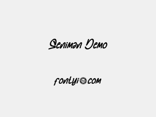 Seniman Demo