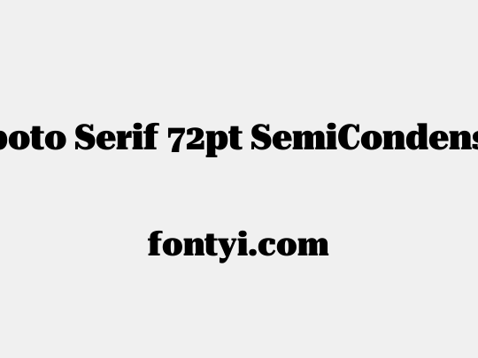 Roboto Serif 72pt SemiCondensed Black
