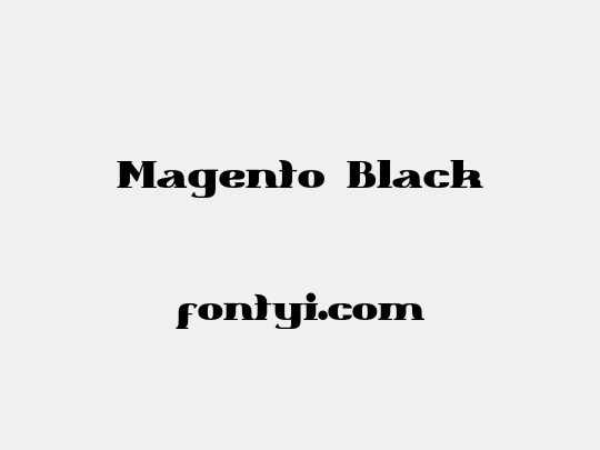 Magento Black