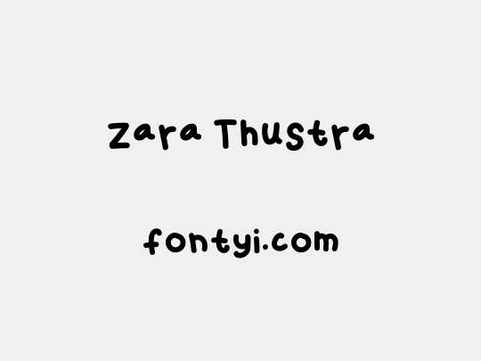 Zara Thustra