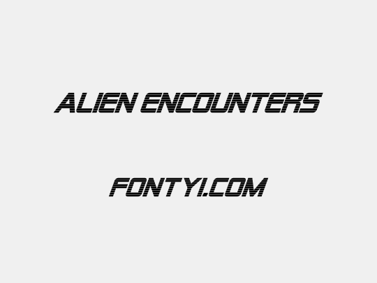 Alien Encounters