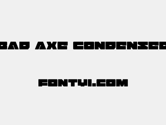 Bad Axe Condensed