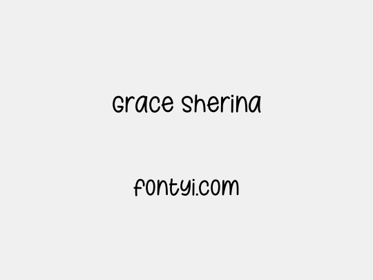 Grace Sherina