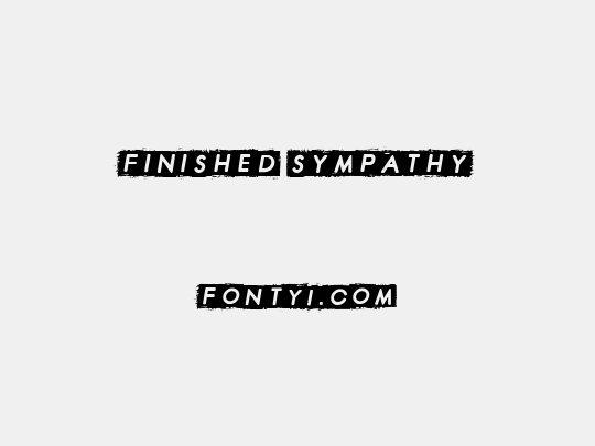 Finished Sympathy