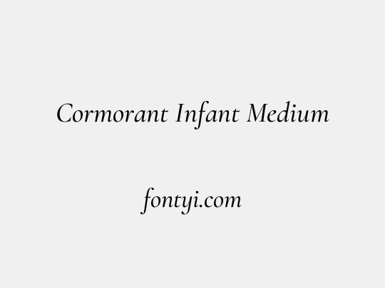 Cormorant Infant Medium