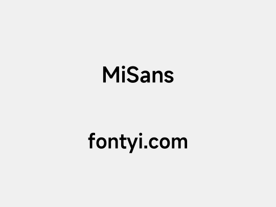 MiSans