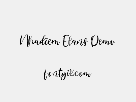 Nhadiem Elans Demo