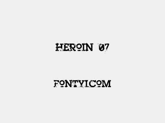 Heroin 07