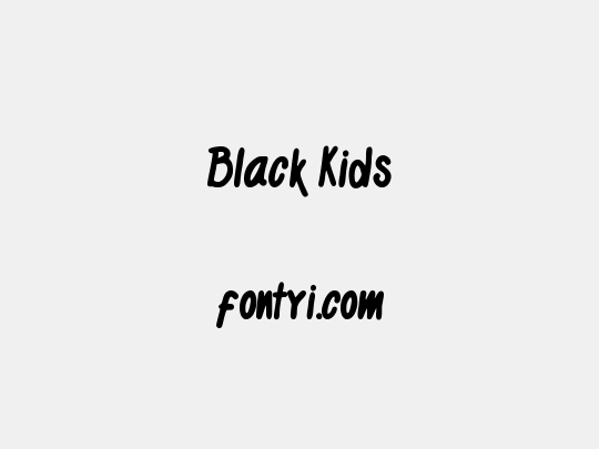 Black Kids