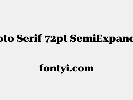 Roboto Serif 72pt SemiExpanded ExtraBold
