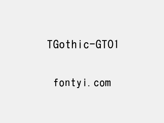TGothic-GT01