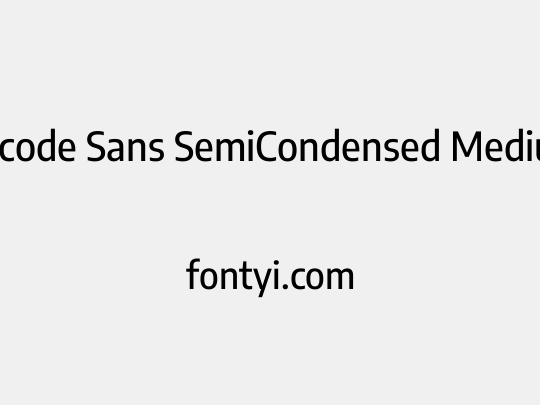 Encode Sans SemiCondensed Medium