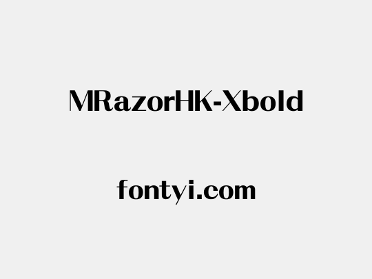 MRazorHK-Xbold