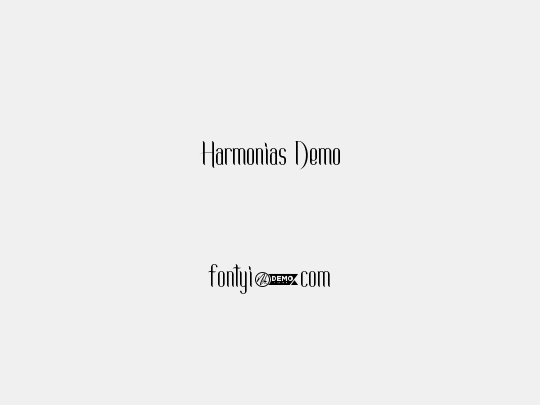 Harmonias Demo