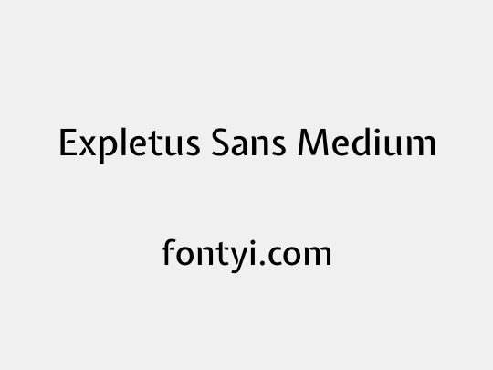 Expletus Sans Medium