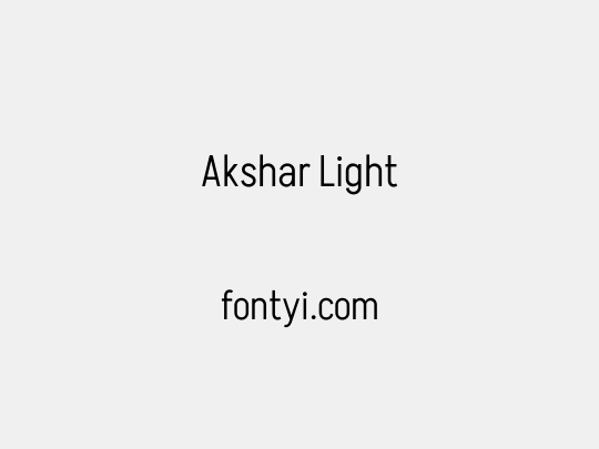 Akshar Light
