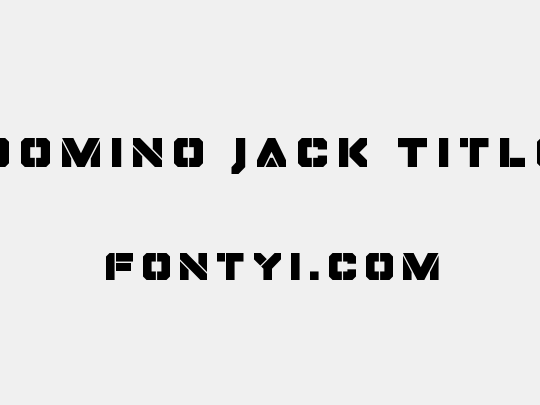 Domino Jack Title