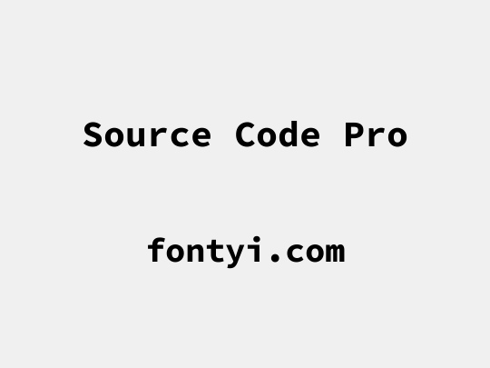 Source Code Pro