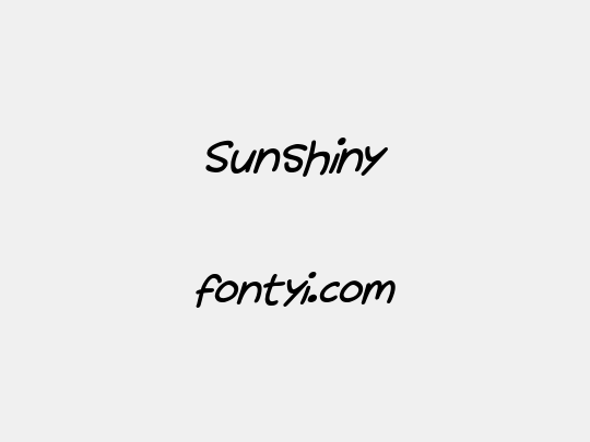 Sunshiny