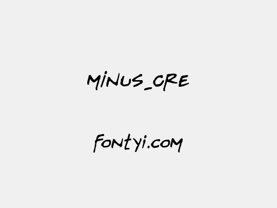 MINUS_CRE