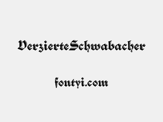VerzierteSchwabacher