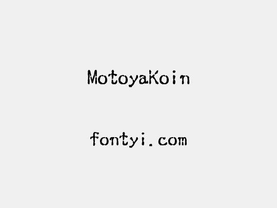 MotoyaKoin