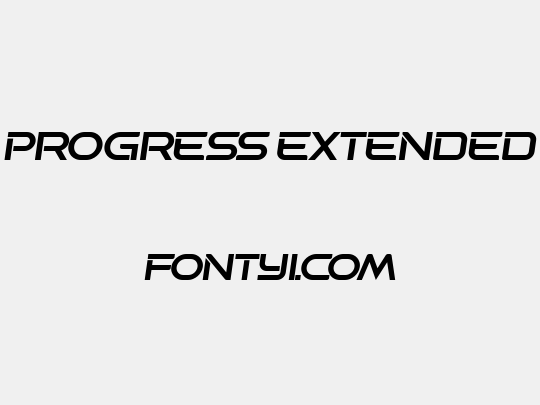Progress Extended