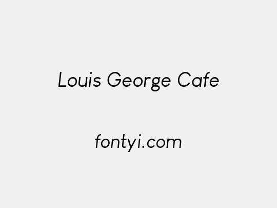 Louis George Cafe