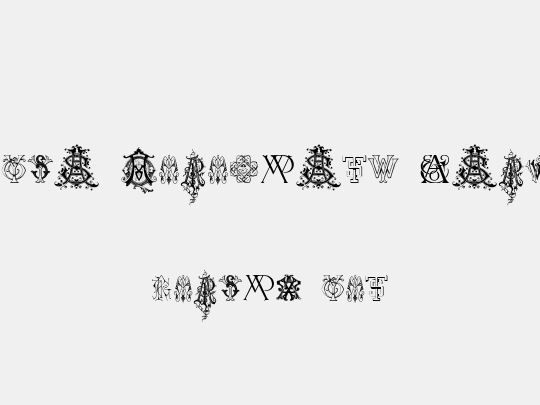 Intellecta Monograms Random Samples Nine