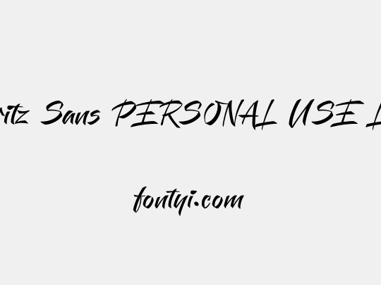 Mauritz Sans PERSONAL USE Light