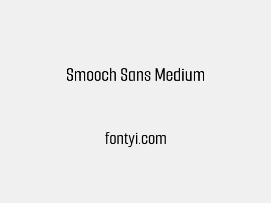 Smooch Sans Medium