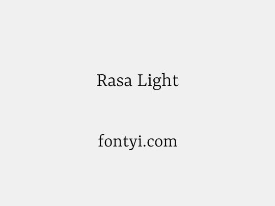 Rasa Light