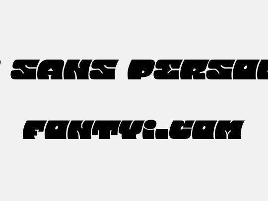 Barred Sans PERSONAL USE