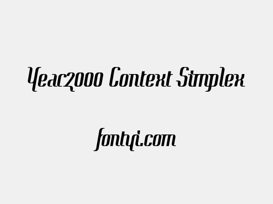 Year2000 Context Simplex