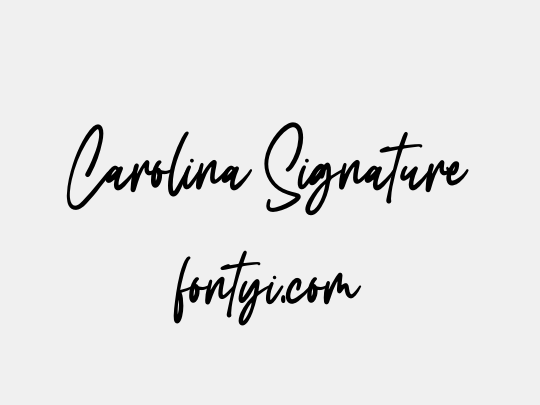 Carolina Signature