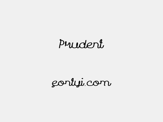 Prudent